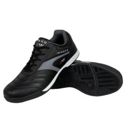 Pantofi casual Neko negri din piele ecologica, talpa TPR, marimea 39