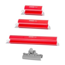 Set 3 gletiere profesionale din inox 25, 40, 60 cm cu adaptor Strend Pro