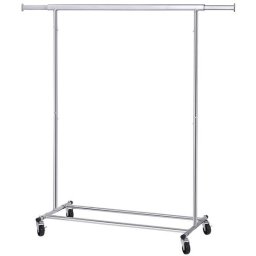Suport mobil pentru haine Songmics, reglabil, metal, argintiu, 90 kg