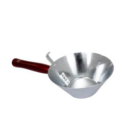 Cancioc din inox 18 cm cu maner din lemn, Olejnik