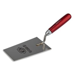Mistrie ingusta din inox 16 cm, trapez, cu maner din lemn, Olejnik