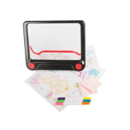 Tableta de desen pentru copii Verk Group cu LED RGB si 3 markere, 24x20 cm