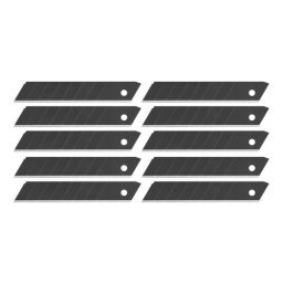 Lame de rezerva pentru cutter 18 mm din otel carbon, set 10 buc, Strend Pro