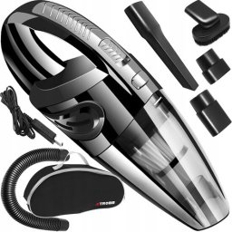Aspirator auto portabil cu acumulator 90W, filtru HEPA si accesorii Xtrobb