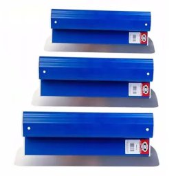 Set 3 gletiere profesionale din inox 40, 60 si 80 cm Ergolite Olejnik