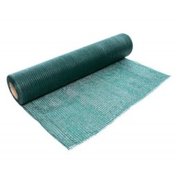 Plasa de umbrire verde 85%, 80 g/mp, 20x1.75 m pentru gard si gradina