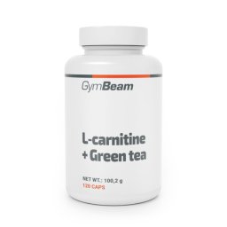 GymBeam L-Carnitină + Ceai Verde 120 caps.