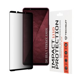 Folie pentru Sony Xperia 1 VIII - Techsuit 111D Privacy Full Glue - Black