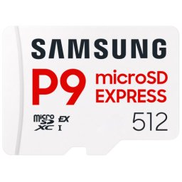 Card memorie microSDXC Samsung MB-MK512T/WW P9 Express 512GB, Class 10, UHS-I U3, V30