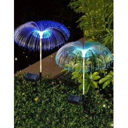 SET 4 x Lampa Solara Gradina Tip JellyFish RGB