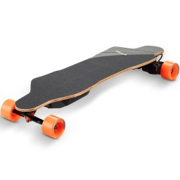 Skateboard Electric Exway Flex V2 Hub, 216Wh, putere 1210 W, viteza maxima 43 km/h, autonomie 30 km, roti de 90 mm, greutate maxima 180Kg, telecomanda, Negru