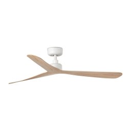 FARO 34195WT - Ventilator de tavan ROCKER M Ø 132 cm, bej/alb, Wi-Fi Tuya + telecomandă