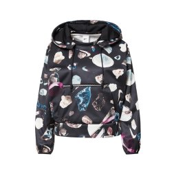 NIKE Bluză de molton mov închis / roz / negru / alb
