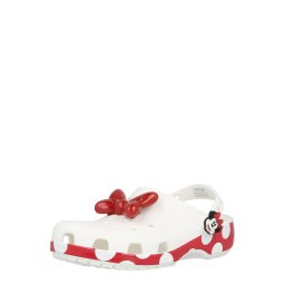Crocs Saboţi 'Minnie Mouse Cls' rosé / roșu / negru / alb