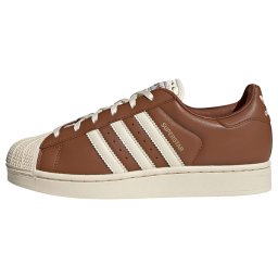 ADIDAS ORIGINALS Sneaker low 'Superstar II' maro / alb lână