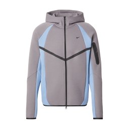 Nike Sportswear Hanorac 'TECH FLC PRO' azuriu / gri / negru