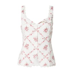 Abercrombie & Fitch Bluză bej / verde deschis / fucsia / roz deschis