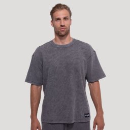 GymBeam Tricou Persistence Washed Gray XXL
