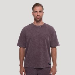 GymBeam Tricou Persistence Washed Brown S
