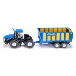 Siku Farmer New Holland with silage trailer (1947)