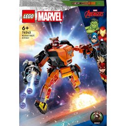 Super Heroes - Armura de robot a lui Rocket 76243, 98 piese