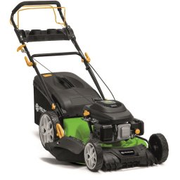 Masina de tuns iarba Motor in patru timpi OHV de 200 cm3, 3,5 kW, 56 cm, Pe benzina, Verde/Negru