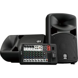 Sistem portabil PA 2x200W STAGEPAS 400BT mixer detasabil Bluetooth Negru