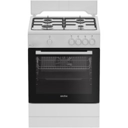 Aragaz Arctic ABGM6600L Aragaz Gaz, 4 arzatoare, Alb