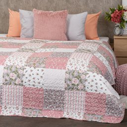 Cuvertură de pat 4Home Pink Rose Patchwork, 220 x 240 cm