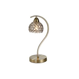 Veioza, Elmark, Liza, 1X E14, Auriu, Antic, H330Mm, 955Liza1T/Ab