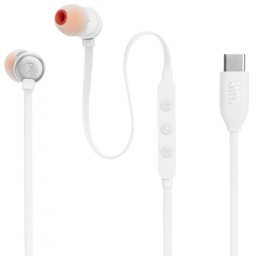 Handsfree USB-C JBL Tune 310C, Alb JBLT310CWHT