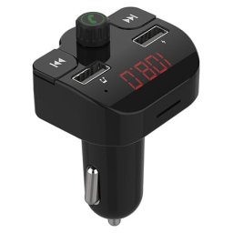 Modulator FM Spacer SPFM02 | Bluetooth 5.0, 2x USB, Incarcare Rapida