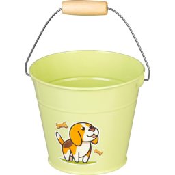Galeata pentru copii Strend Pro 1,6L, zincata, verde, cu maner