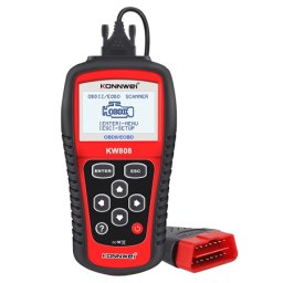 Tester diagnoza auto OBD2 Konnwei KW808 pentru citire si stergere erori