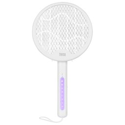 Paleta electrica anti-insecte Teesa 3 în 1 cu lampa UV, baterie 1200 mAh