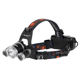 Lanterna frontala LED Rebel 350 lm, 4 moduri, USB-C, 2 acumulatori 18650