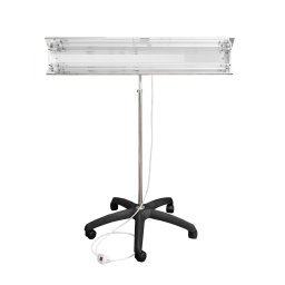 Lampa bactericida UVC portabila 2x55W cu stativ telescopic si reflector, 60 mp