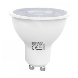 Bec LED Gelux 10W 3000K cu lupa convexa, lumina calda