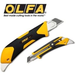 Cutter profesional OLFA 18 mm cu Comfort Grip si blocare liniara