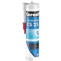 Silicon sanitar Ceresit CS 25 Chocolate pentru baie si bucatarie, 280 ml