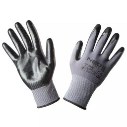 Manusi de lucru NEO din nylon acoperit cu nitril, marimea 10