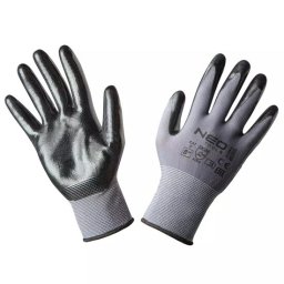 Manusi de lucru NEO din nylon cu nitril, marimea 8, aderenta buna