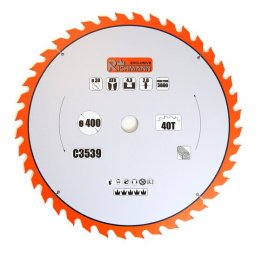 Disc circular vidia pentru lemn 400x30 mm, 40 dinti, Richmann Exclusive