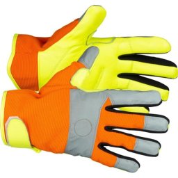 Manusi de lucru reflectorizante din piele de capra cu magnet, 10/XL