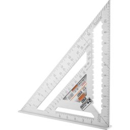 Echer tamplar triunghiular din aluminiu 300 mm cu picior Richmann Exclusive