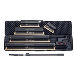 Set 5 gletiere profesionale Premium Gold cu inox 0,3 mm, rola si telescop