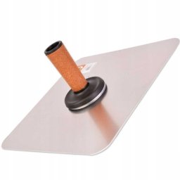 Tava pentru glet din aluminiu 33x33 cm, 1.75 mm, maner din pluta, Olejnik