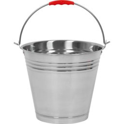 Galeata alimentara din inox 12 L, cu maner metalic, Strend Pro