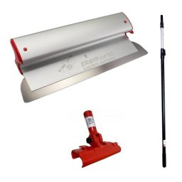 Set gletiera profesionala 60 cm cu lama inox si maner telescopic Ergoplane