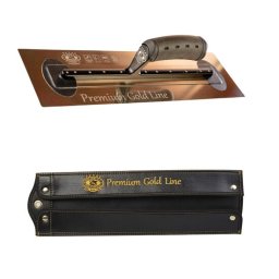 Gletiera inox Olejnik Premium Gold 40,6x12 cm, Medium Flex, cu husa